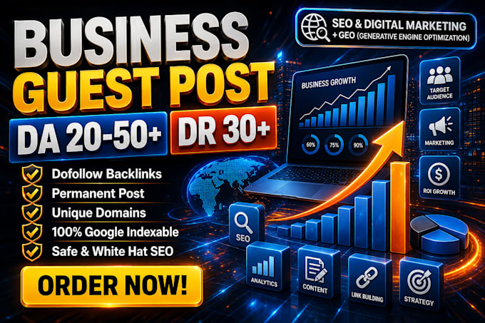 write HQ guest post on a da 60 business blog