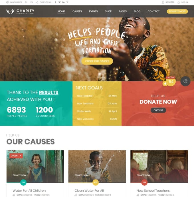 Build ngo, charity, nonprofit or donations website by A_wordpress_pro