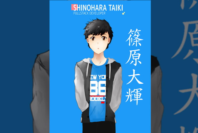Draw Your Profile In Anime Or Cartoon Style By Comator