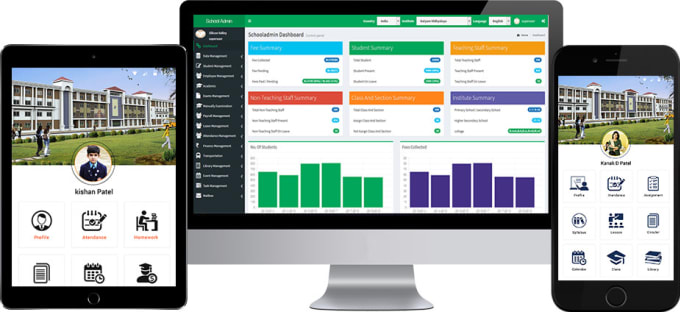 Install smart school management system with mobile app by Ihkanwal | Fiverr