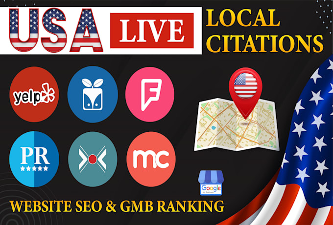 put business on 350 USA local citations directories local SEO