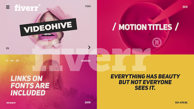 amazing typography video editing add