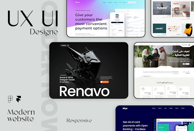 design ui ux for your website or mobile app