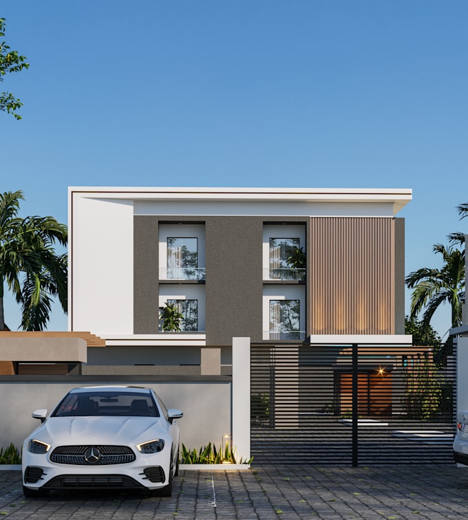 design realistic interior exterior 3d rendering architecture