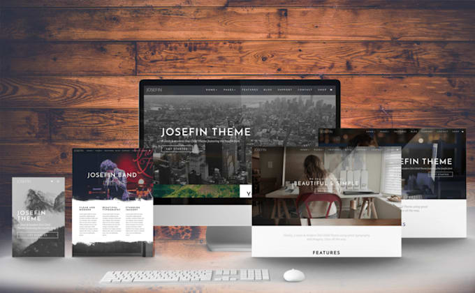 build responsive wordpress website design and blog