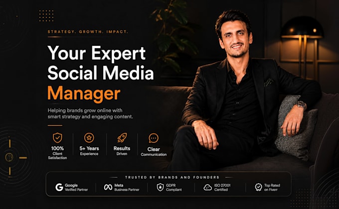 be your social media manager, social media content creator