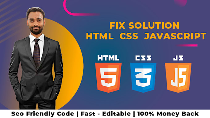 fix any bug in jquery, HTML, or CSS quickly