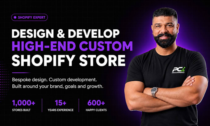 design and develop a high end custom shopify store for you
