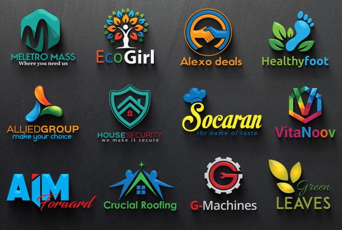 Create modern 3d logo design for company, business, brand, and website ...