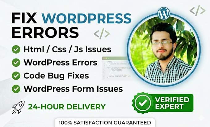 fix wordpress bugs errors and issues in your website