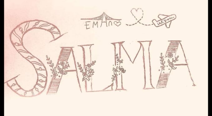 Draw Your Name Creatively In A Wonderful Painting By Emanelgeldawy