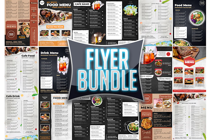 Sale Menu Sale bundle restaurant menu template by Madededuk | Fiverr