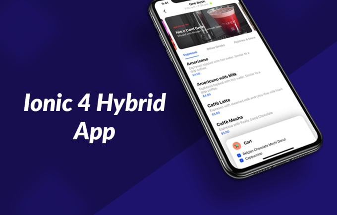 fix and develop hybrid mobile apps using ionic 4 framework