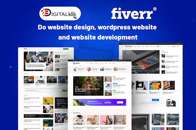 design a professional website or web design
