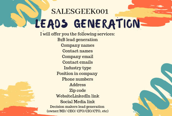 do targeted b2b leads generation, linkedin, real estate