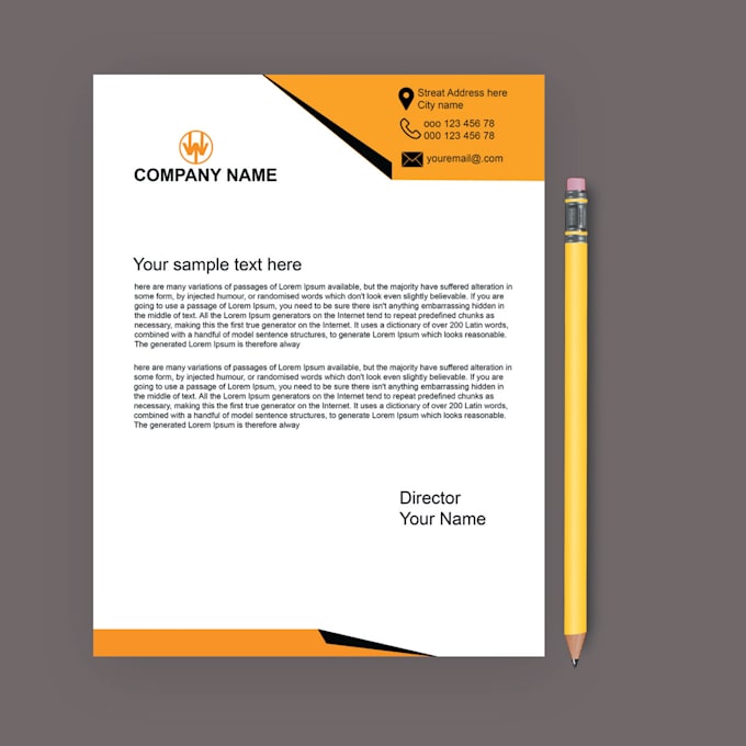 Do professional unique letterhead design by Sanjidakhanom | Fiverr