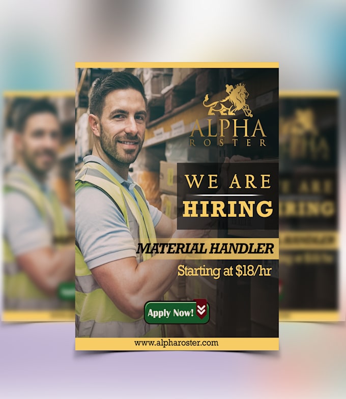 design single or double sided flyer in less than 12 hours