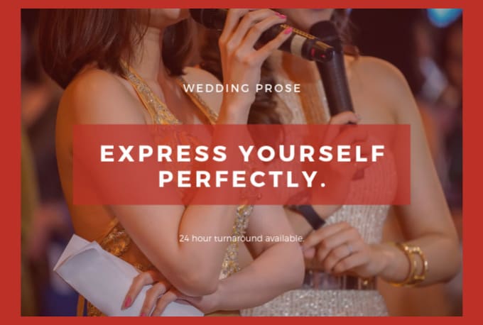 write the best bridesmaid wedding speech for you
