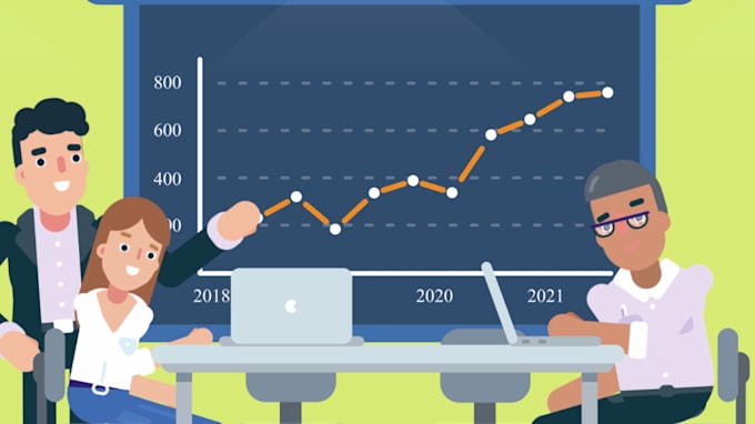 create 2d animated explainer video and 2d animation infographic video