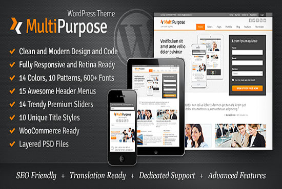 convert screenshot into fully responsive HTML, CSS, PHP, wordpress