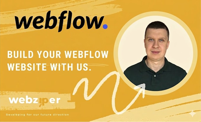 design and develop a professional website in webflow