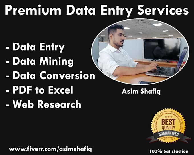 provide bulk data entry services in 6 hours