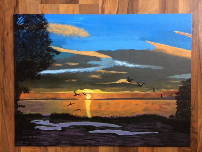 Create Landscape Acrylic Paintings On, How To Paint Landscapes With Acrylics On Canvas