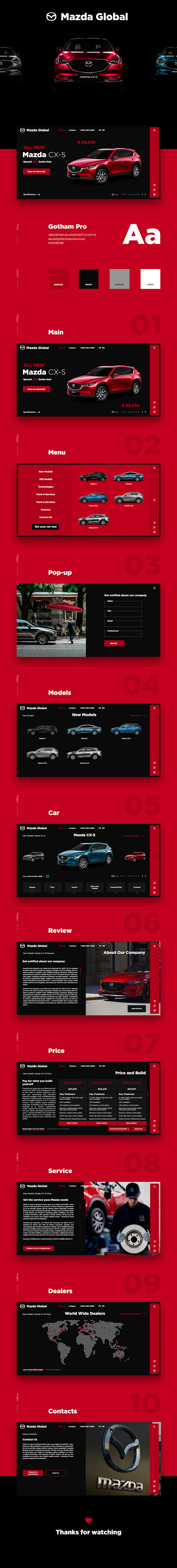 design modern web UI UX website design, with UX research