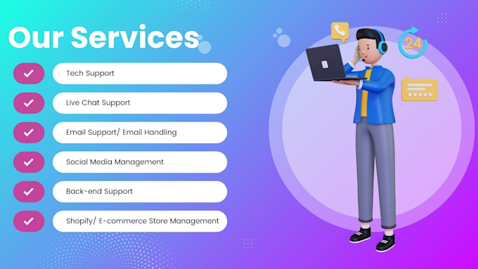 provide live chat support