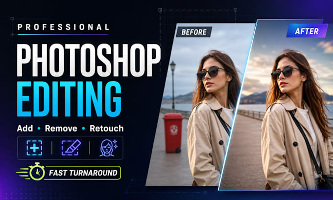professionally edit photos, remove objects, and change backgrounds