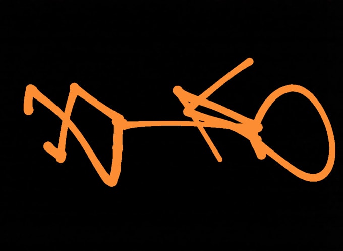 drawing a stickman doing a jojo pose