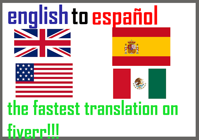 Translate english to spanish in a less than 24hrs by Luluco_uwu | Fiverr