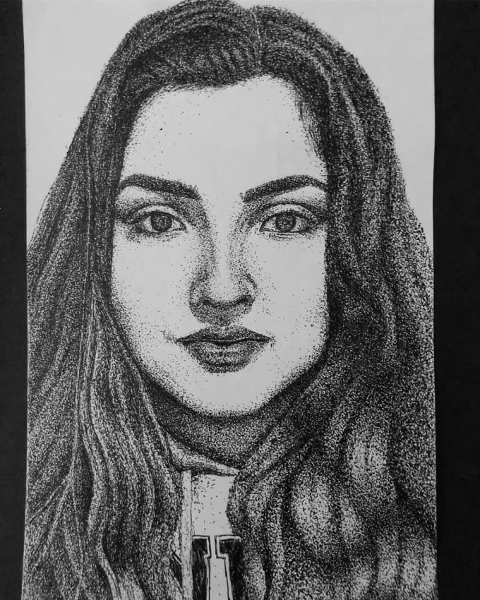 Draw Realistic Portraits For You Using Charcoal Or Marker By