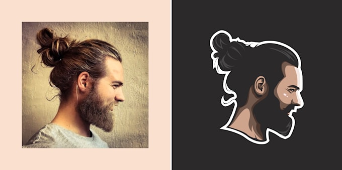 create mascot logo face on your photos