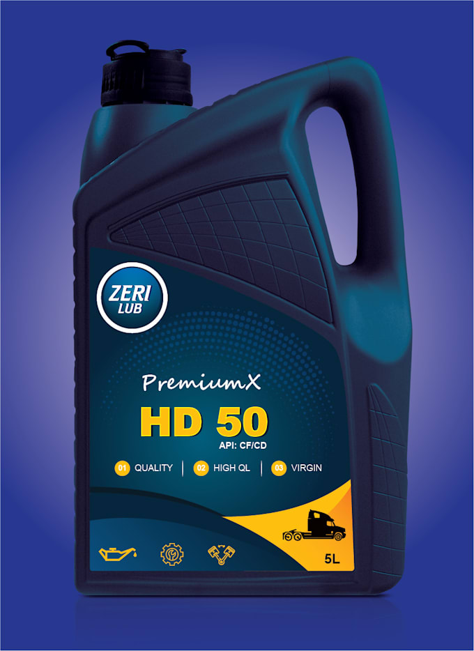 Do engine lubricants oil label design by Sajidasalim Fiverr