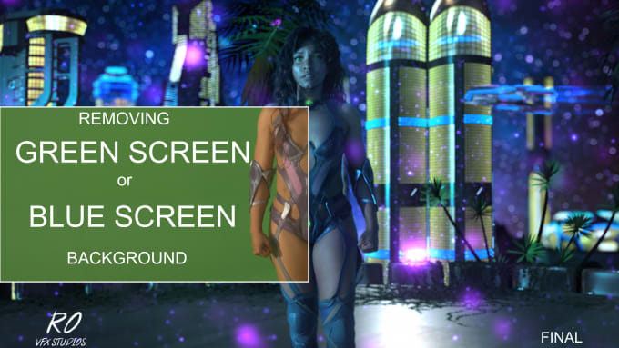 remove green screen background for your shots