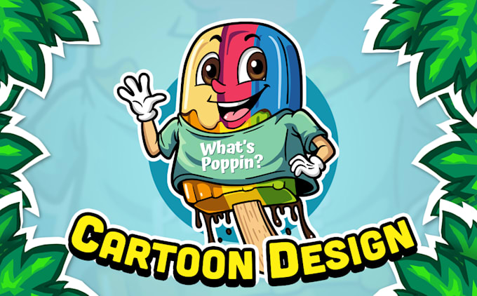 design awesome cartoon character