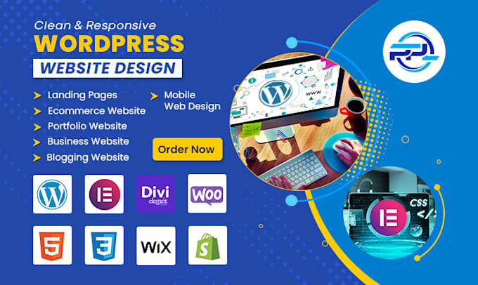 design professional and creative wordpress websites using elementor
