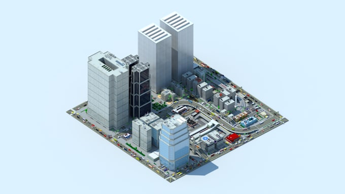 do a 3d city for you