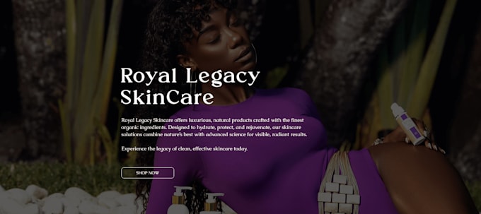 create shopify, wix shop for your fashion or beauty business