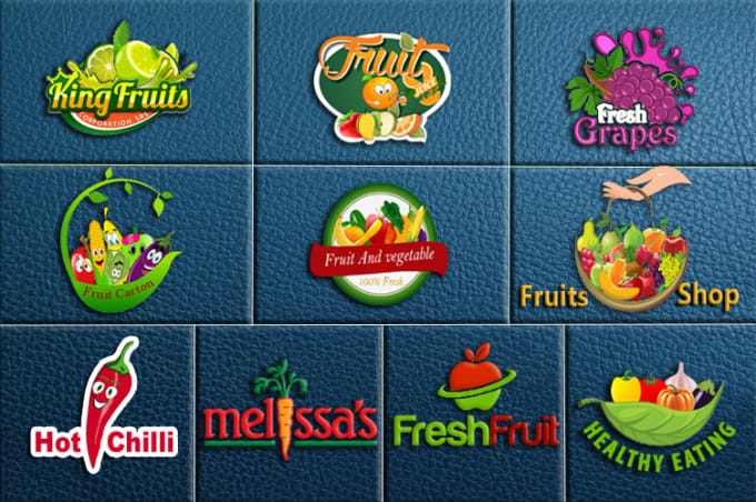 20 Excellent Fruit & Vegetable Logo Design Templates : PSD EPS & AI –  Bashooka