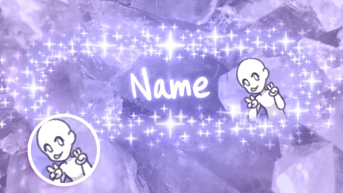 Make a banner and icon for your channel by Leggyrobot Fiverr