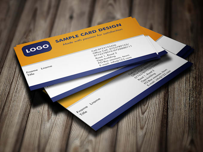 Design business cards for you in just 1 day by Uniquetechie Fiverr