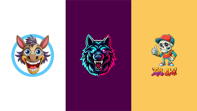 design mascot style vector logo