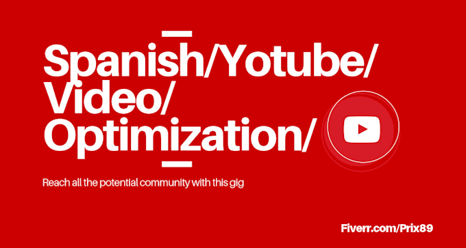 optimize your spanish youtube channel