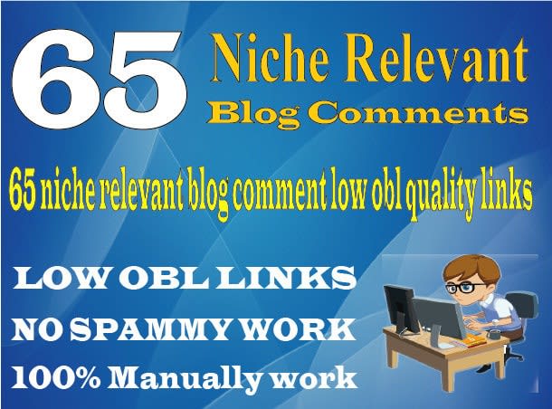 do 65 high quality niche relevant manual blog comments