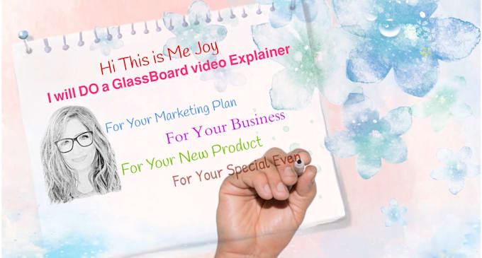 do glass,black,green,chalk or white board video explainer