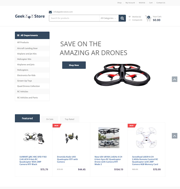drone selling websites