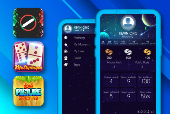 Do Ui Ux Design Of Mobile Game App Android Or Ios By Maryjames746 Fiverr
