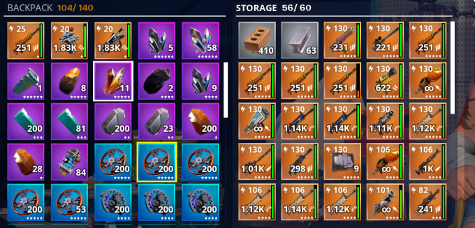 Sell You Fortnite Save The World Weapons And Rare Items By Lordnamsat Fiverr